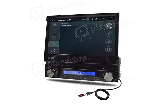 autoradio gps ecran motorisé